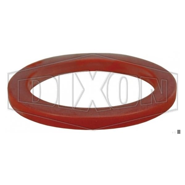 Cam and Groove Encapsulated Gasket, 1-1/4 in Nominal, 1-11/32 ID x 1-15/16 OD x 1/4 in Thick, Domest